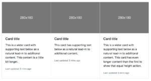 Bootstrap 4 Card Group
